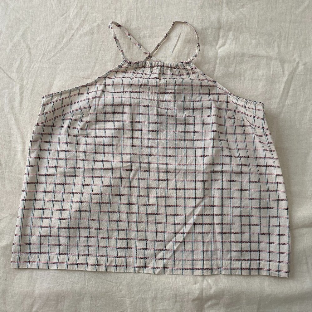 Plaid Madewell Tank Top, NEW, Medium